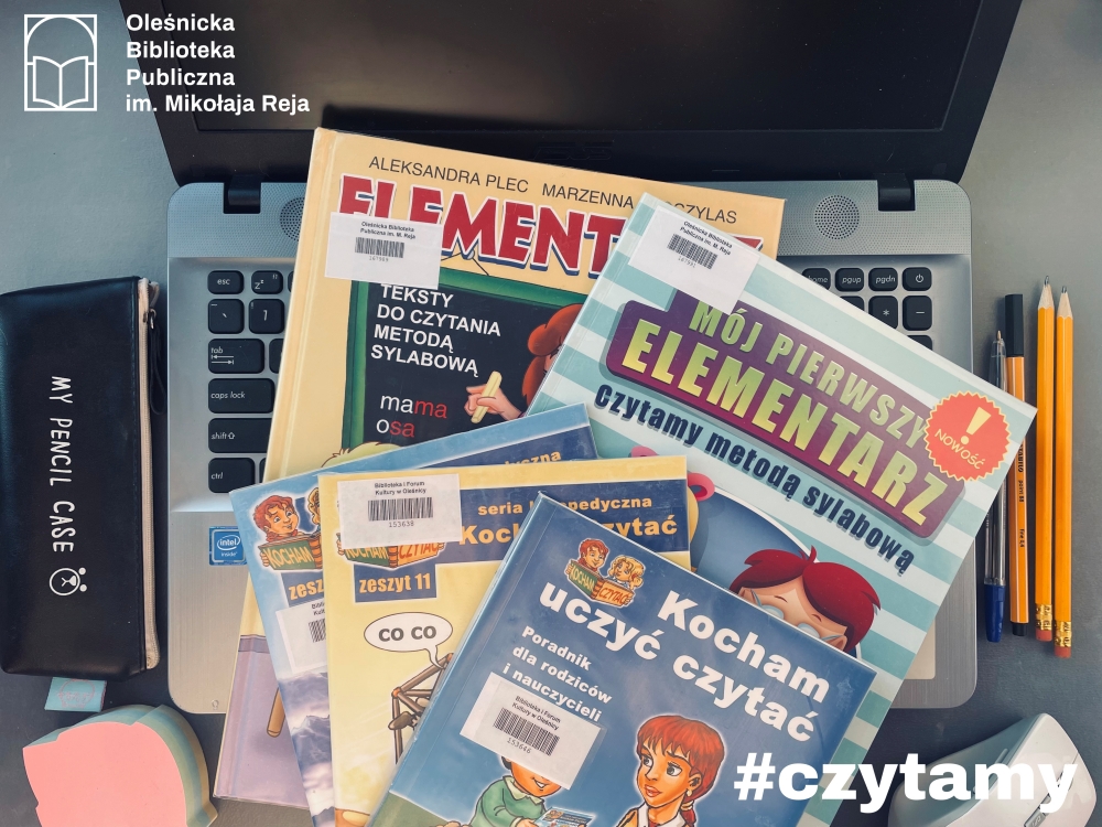 Okładki książek polecanych przez Biblioteke dla Dzieci i Młodzieży 